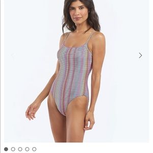 Summersalt The Classic One Piece sz 8 Mod Stripe